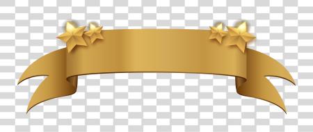 Download Gold Ribbon Banner PNG file