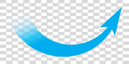 Download File Curved Arrow Blue PNG file