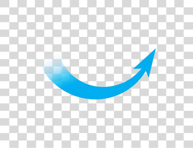 Download File Curved Arrow Blue Clip Art