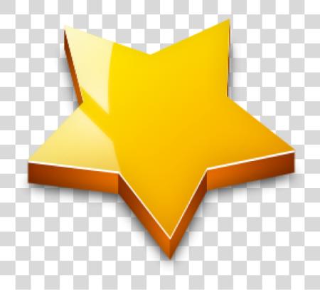 Download Star Golden Star 3d PNG file