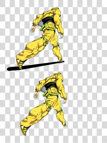 Download anime Part 3dio Dio caminando Meme Template PNG file