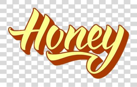 Download Honey Text Sticker Tumblr Aesthetic Retro Cute Love Honey Aesthetic PNG file