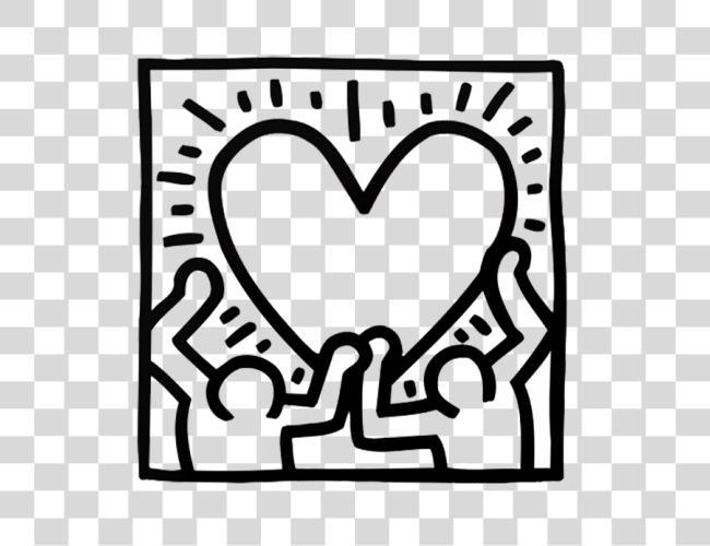 Download Keith Haring For Kids Artprints To Color Pop Paintings Keith Haring Clip Art