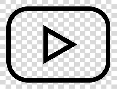 Download Youtube Play Buttom Icon Youtube Icon Outline PNG file