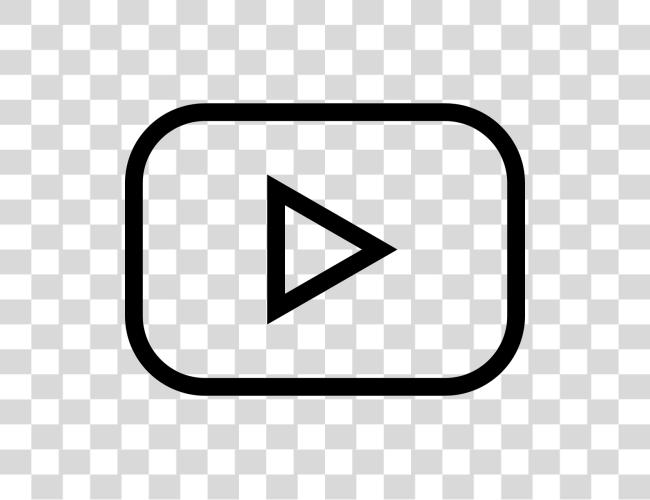 Download Youtube Play Buttom Icon Youtube Icon Outline Clip Art