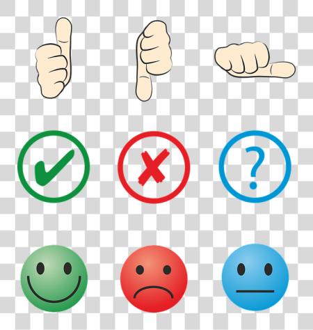 下载 Feedback Opinion Gut 坏的 Neutral Thumb 高 Good Neutral 坏的 Icons PNG file