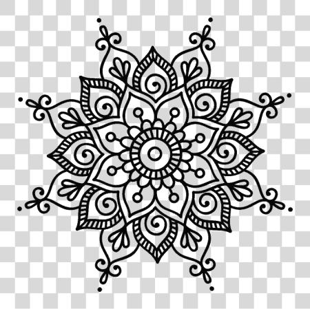 Download Cricut Ideas Mandala Dots The Dot Mandalas Coloring Simple Mandala Flower Designs PNG file