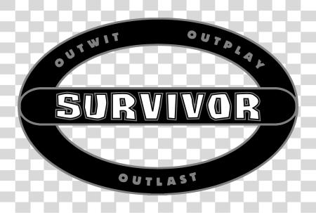 下载 Which Features 这那 Official American Survivor 文本 Survivor Logo Template PNG file