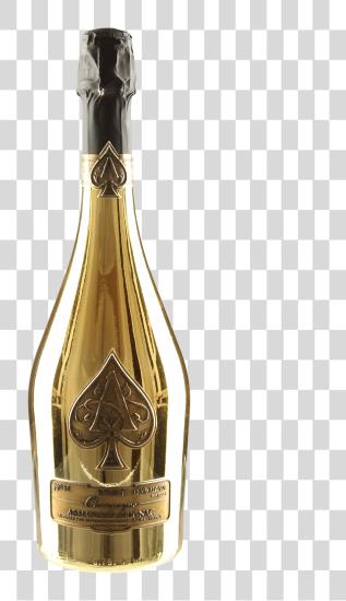 Download Ace Of Spade Bottle Gold Ace Of Spades PNG file