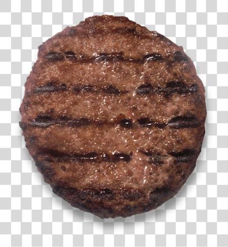 Download Burger Patty Burger Meat Top View PNG file