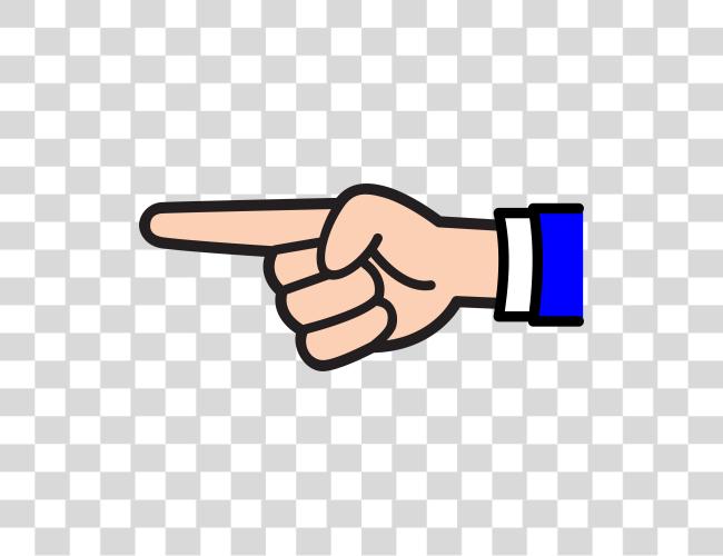 Download Index Finger Index Point Pointing Middle Finger Pointing Finger Clip Art