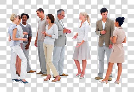 Download Cutout People Talking Communication With Different People PNG file