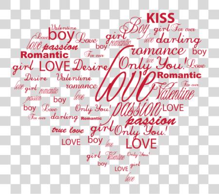 Download Romantic Love Text PNG file