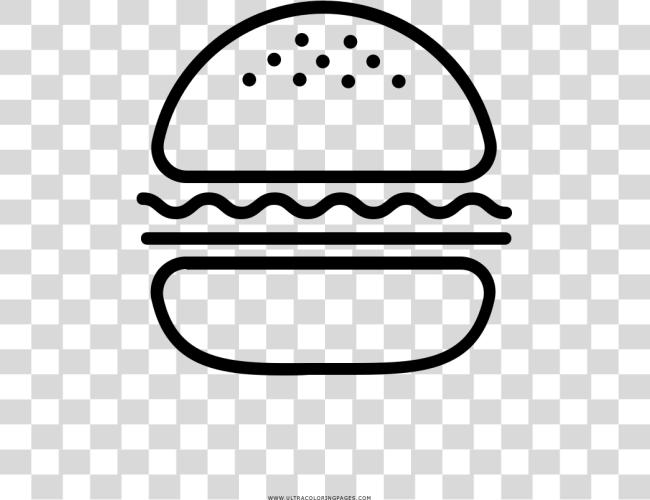 下载 漢堡 Coloring Page Desenhos De Hamburguer Clip 艺术