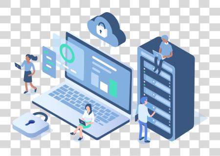 تحميل Server Illustration Web Hosting متجه بي ان جي ملف