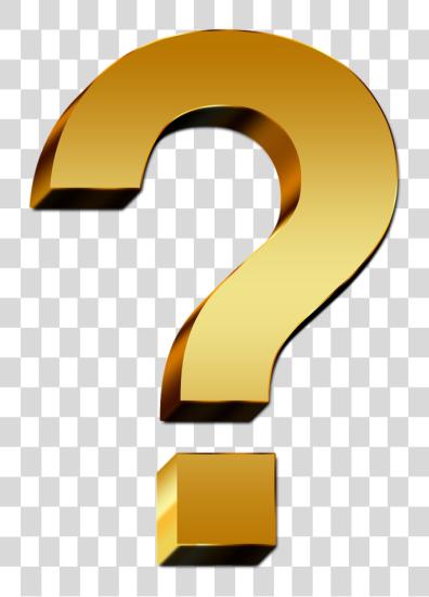 Download Question Question Mark Gold Questions Icon Gold PNG file