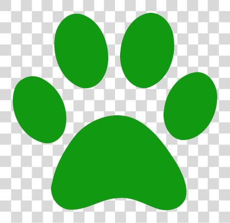 Download Huellas De Perro De Colores Green Paw Print PNG file