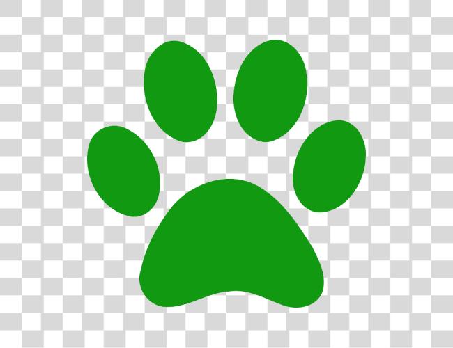 Download Huellas De Perro De Colores Green Paw Print Clip Art