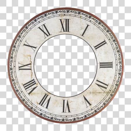 Download Wall Clock Dial Clock Face Printable Clock Template Printable Vintage Clock Face PNG file