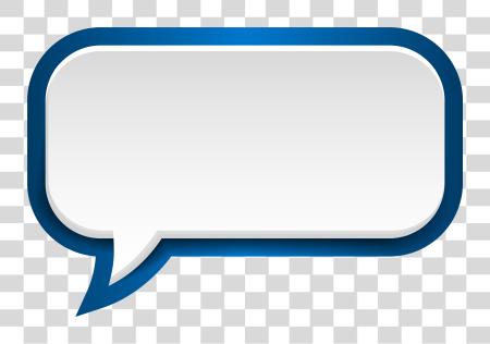 Download Blue Thought Bubble Blue Speech Bubble PNG file