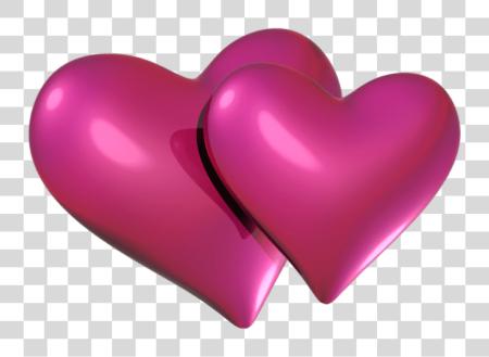 Download Valentine Pink Hearts Red And Pink Hearts PNG file