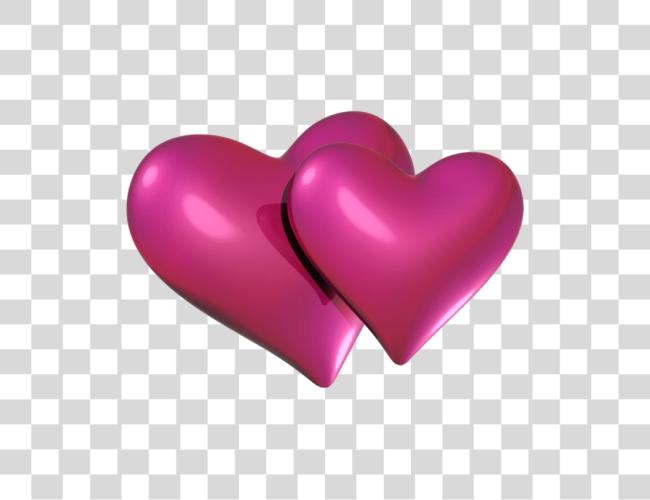 Download Valentine Pink Hearts Red And Pink Hearts Clip Art