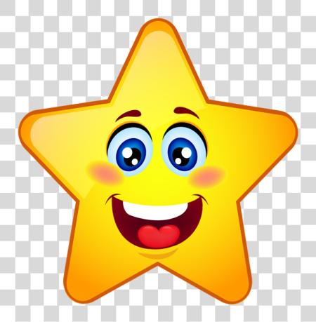 Download Stars Smiley Face Star With Face PNG file