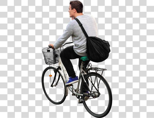 Download Skalgubbar People Cutouts People On Bikes Clip Art