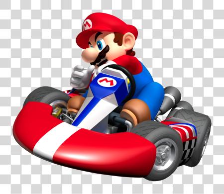 Download Mario Drifting In Kart Mario Kart Mario PNG file