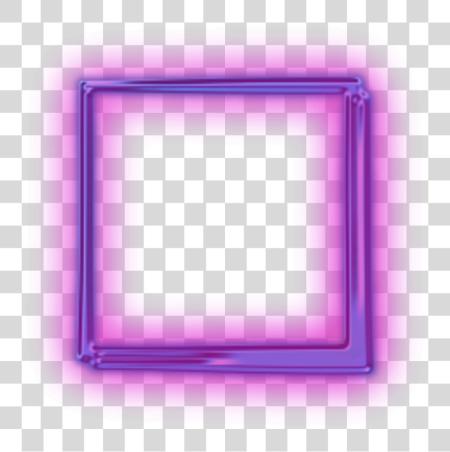 下载 箱 Purplesquare Freetoedit Neon Square PNG file