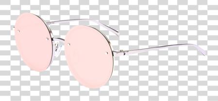 Download Design Product Goggles Sunglasses Image Reflective Pink Sunglasses Round PNG file