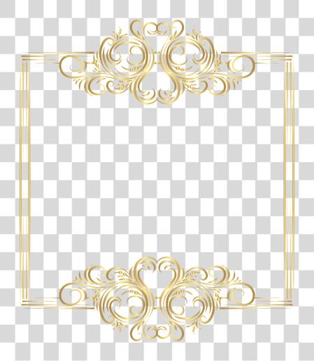 Download Frames oro Elegant oro PNG file