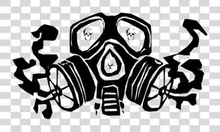 Download Drawn Gas Mask Masked Graffiti Gas Mask Stencil PNG file