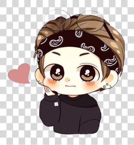 Download cute bts chibi taehyung Cute Bts V Chibi PNG file