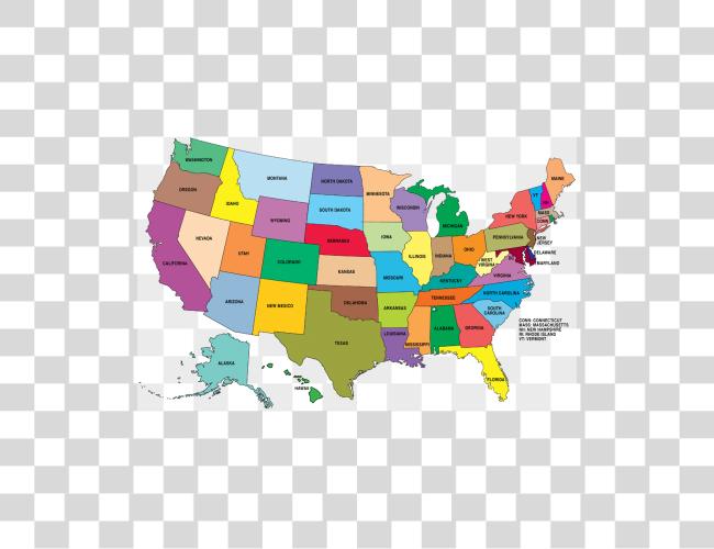 Download States Of America Map List All The 50 That Make Up High Resolution Us State Map Clip Art