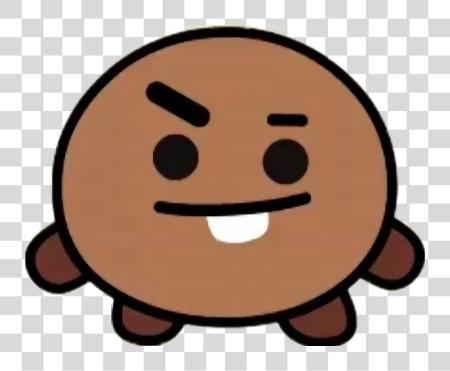 Download Shooky Bts Bts Bt21 Brown Cookie Suga Min Yoongi Cute Bt21 Suga PNG file