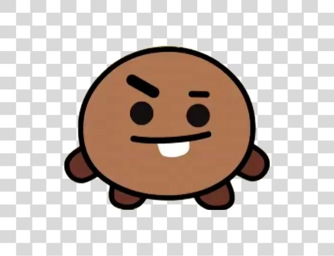 Download Shooky Bts Bts Bt21 Brown Cookie Suga Min Yoongi Cute Bt21 Suga Clip Art