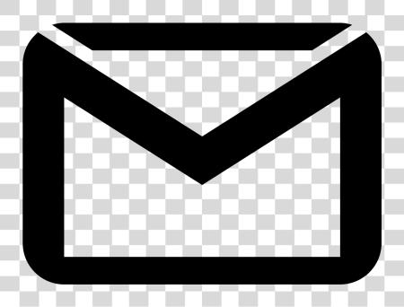 تحميل Gmail أيقونة At Icons8 Gmail Logo Black و أبيض بي ان جي ملف