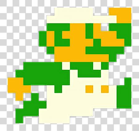 Download freetoedit super Mario Bros luigi jump 8bit retr Mario Jumping Pixel PNG file