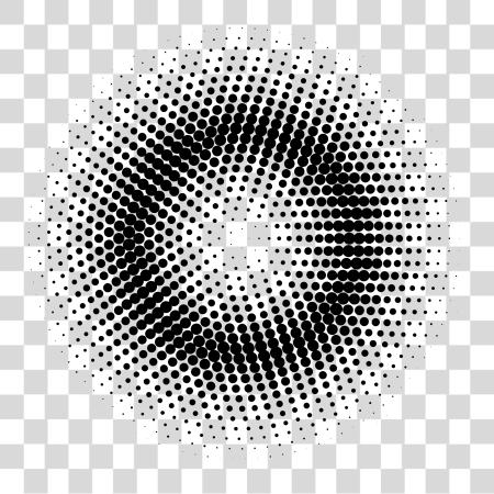 Download Dots For On Halftone Pattern Circle PNG file