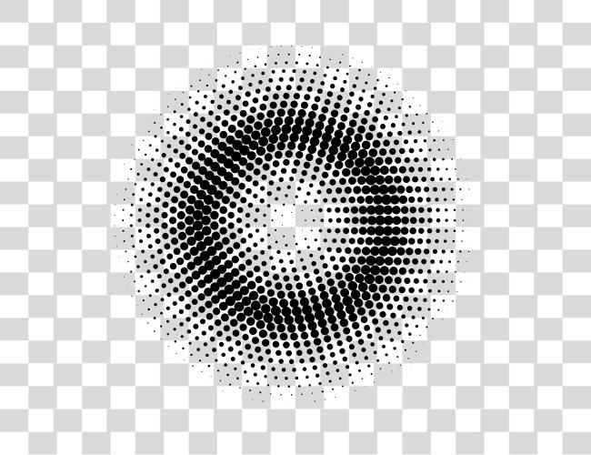 Download Dots For On Halftone Pattern Circle Clip Art