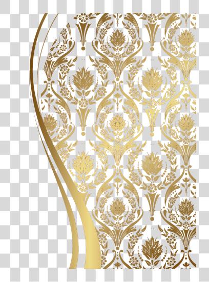 Download Pattern European Motif Golden Hq Golden Pattern PNG file