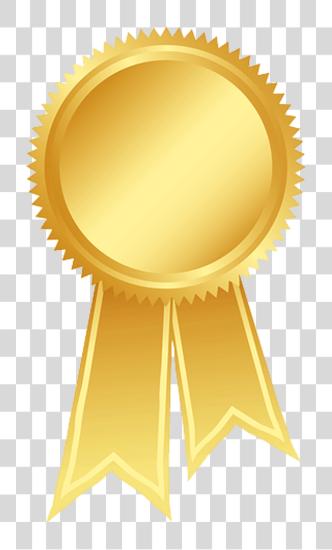 Download Award Gold Ribbon Background Gold Award Ribbon PNG file