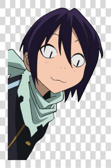 Download Yato Peeking Into Your Timeline Anime Funny Faces PNG file