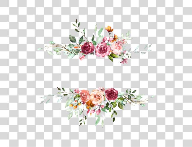 Download flor diseño para Invitation floral para Invitations Clip arte