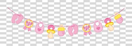 Download Baby Shower Pink Dibujos De Baby Shower PNG file