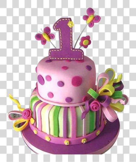 Download My 1st Bday Birthday Cake Ideas For First Birthday Girl PNG file