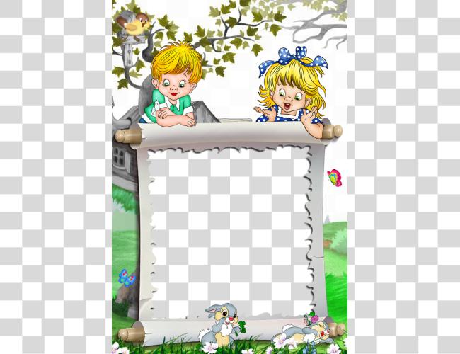 Download School Border Frame Paper Kids Frame Clip Art