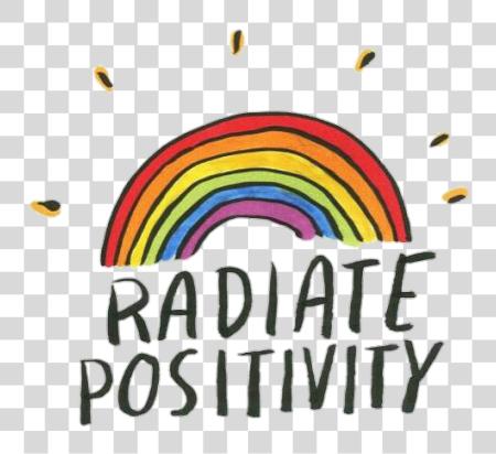 Download words tumblr rainbow overlay pretty radiatepositivity Radiate Positivity Quotes PNG file