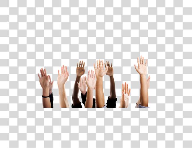 Download Handsup Raised Hands Clip Art